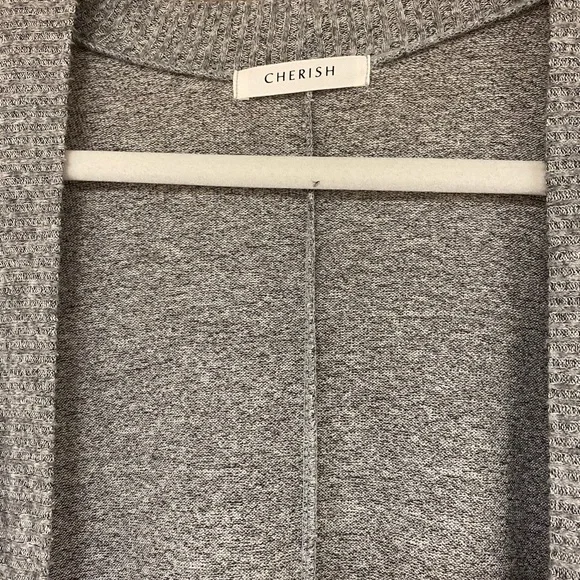 Flaunt Boutique Gray Speckled Cardigan - Picture 7 of 12